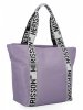 Modna Torebka Damska Shopper Bag firmy Herisson 1502H431 Jasno Fioletowa